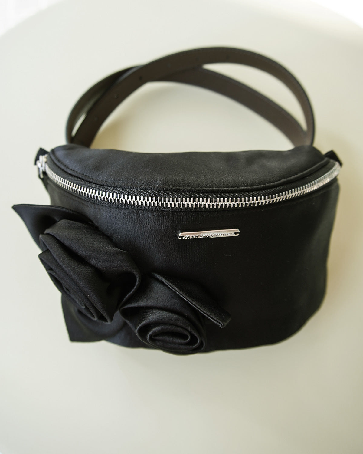 Satin Rose Belt Bag