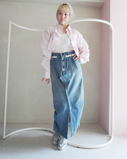 Remake short shirt (pink)