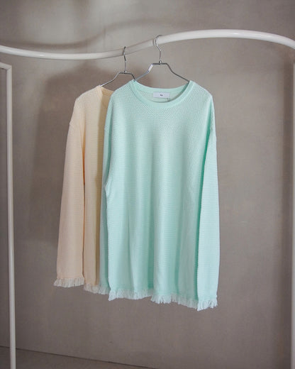 【3月お届け予約商品】fringed knit PO