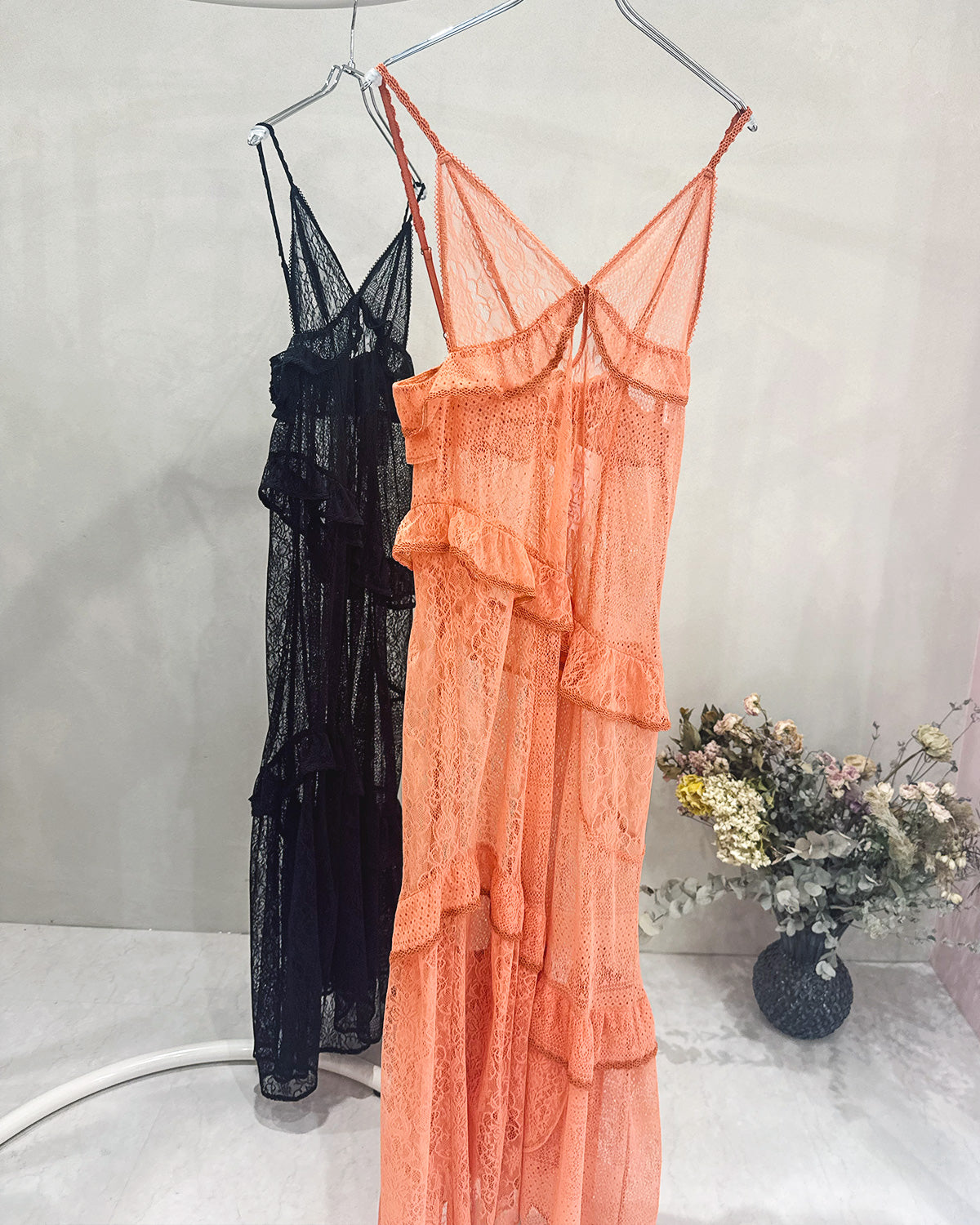 Lace Camisole Dress（ritsu 26SS）｜qqn's ROBE（ケルカンズローブ