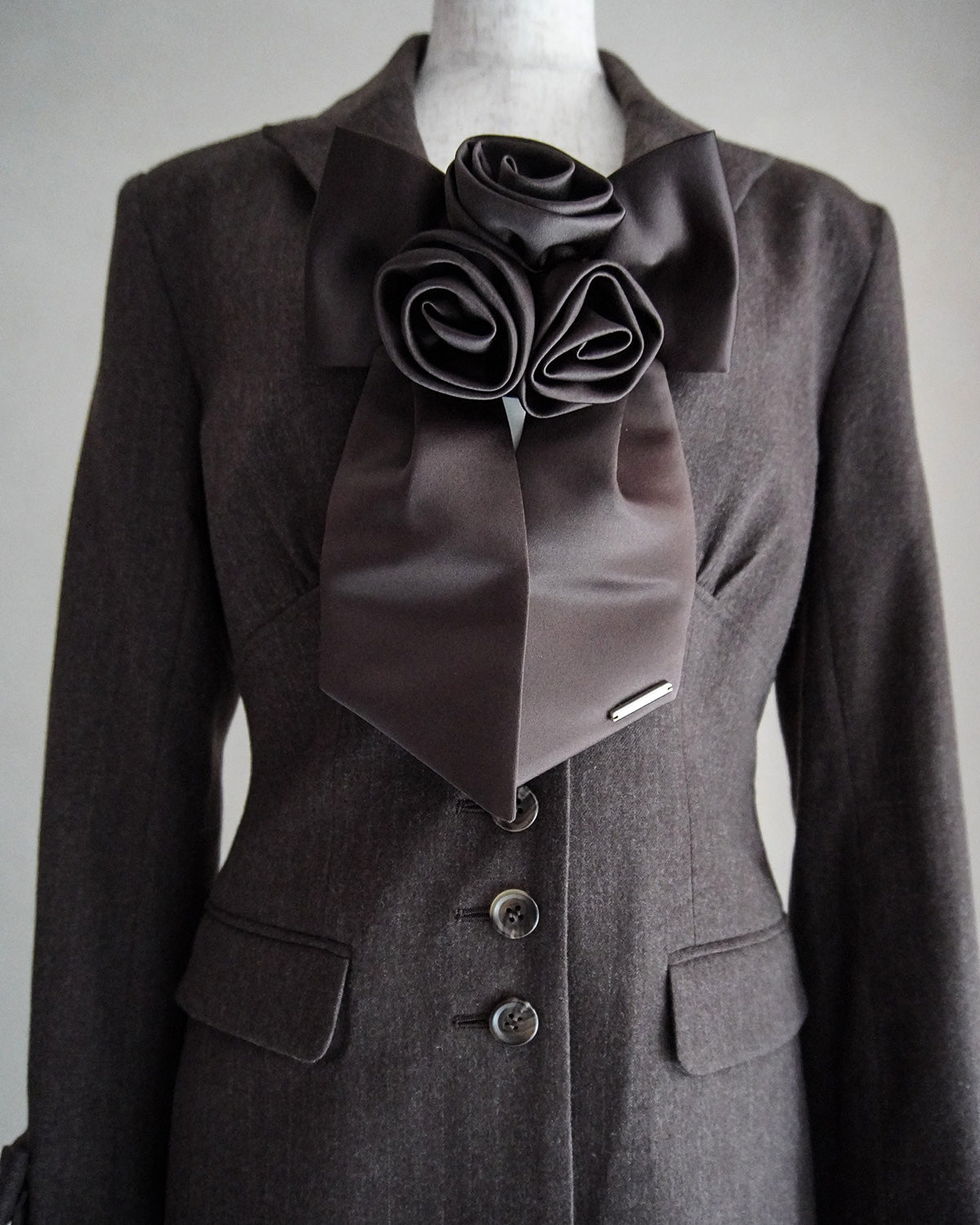 Satin Rose Barrette