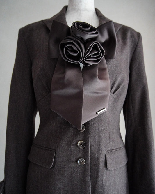 Satin Rose Barrette