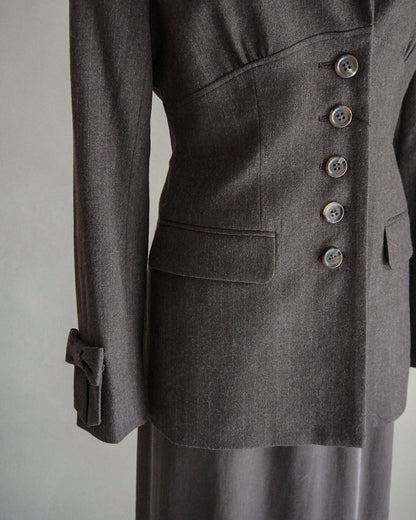 Striped Wool Jacket