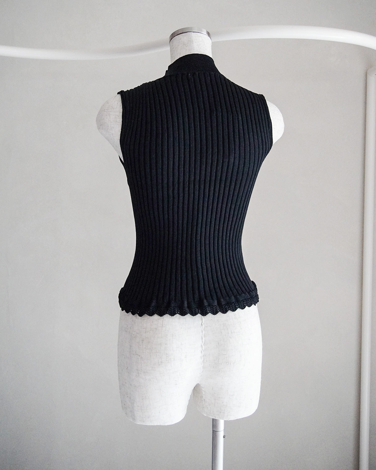 Ribbed polo bolero knit set