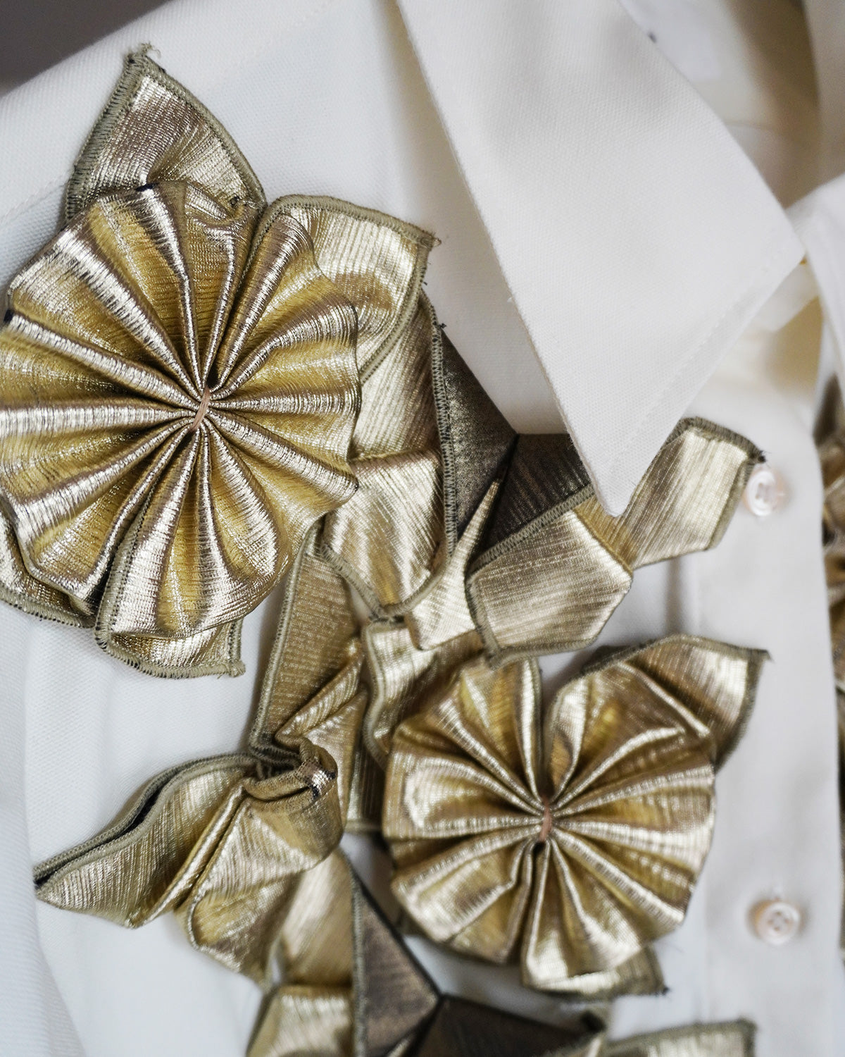 Origami shirt（gold）
