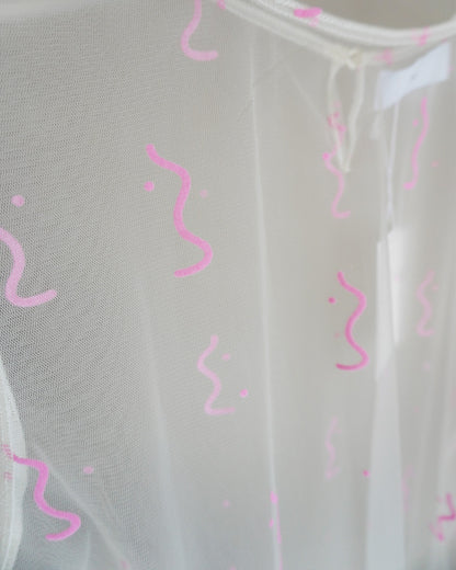 tulle top nami pink