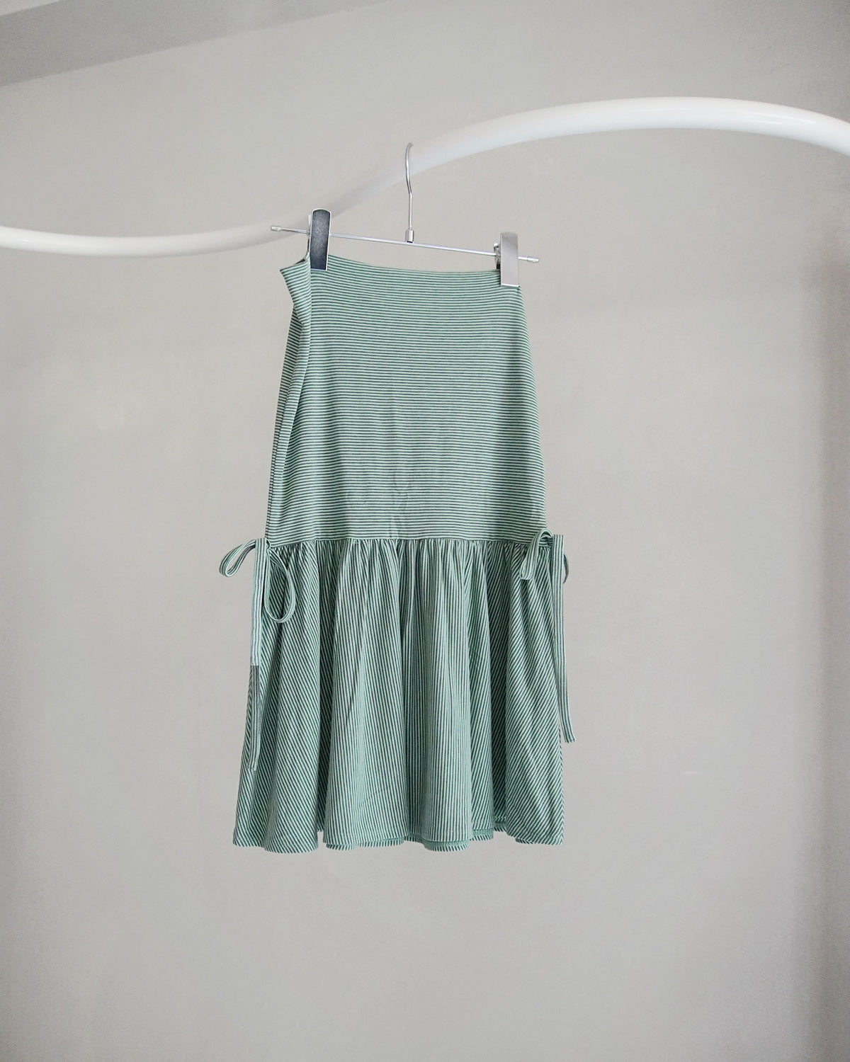 【2月お届け予約商品】narrow border tunic dress