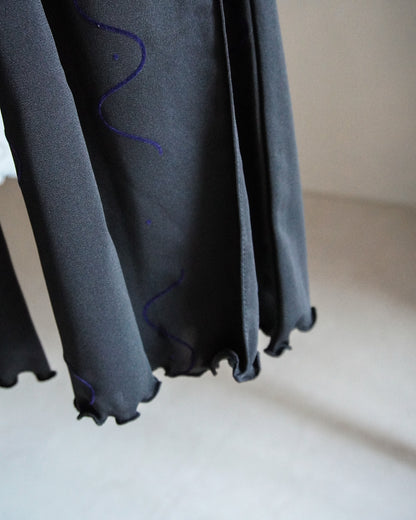 【3月お届け予約商品】flocky print pants