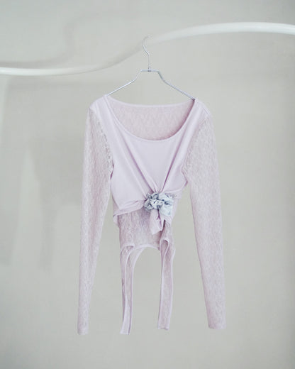 【2〜3月お届けご予約商品】ガーターダブルカットソー