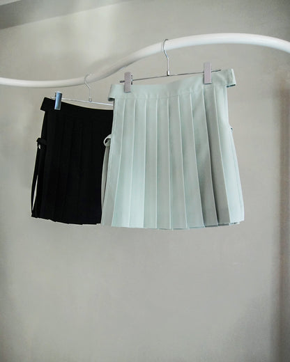 【2月お届け予約商品】pleated rap skirt