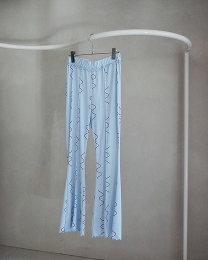 【3月お届け予約商品】flocky print pants