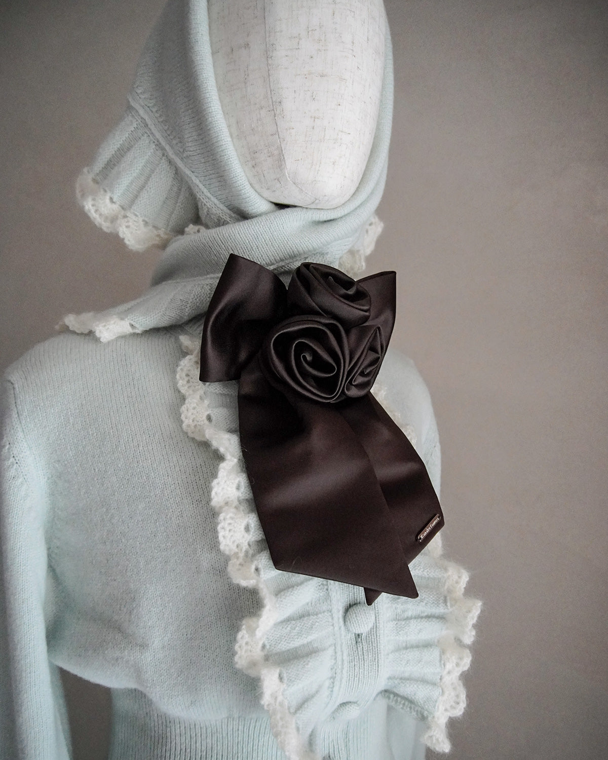 Satin Rose Barrette