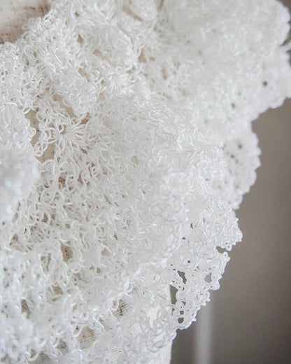 【3月お届け予約商品】lace hand knit collar