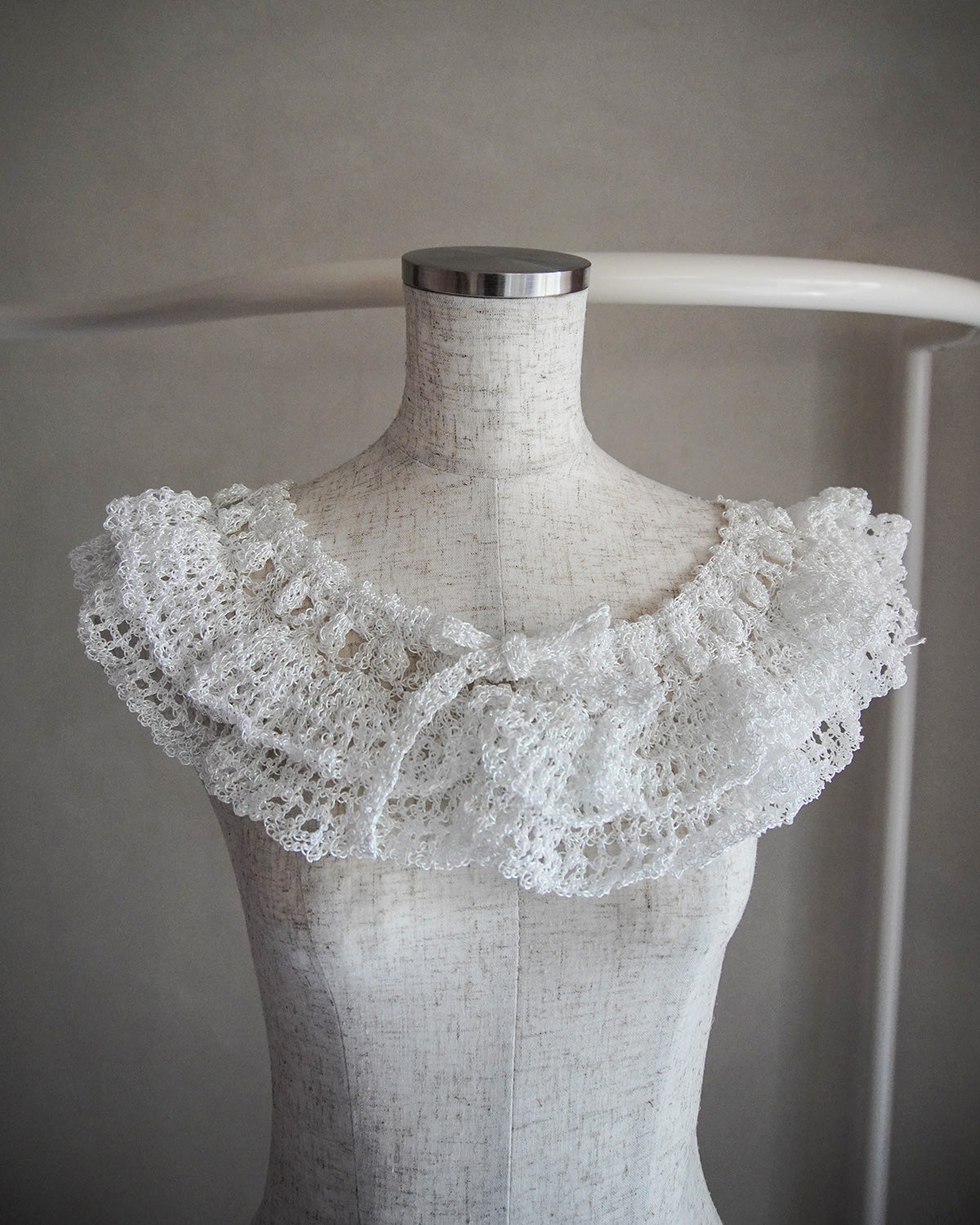 【3月お届け予約商品】lace hand knit collar