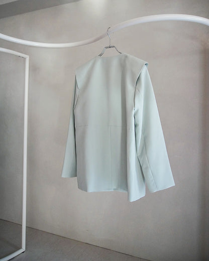 【2月お届け予約商品】collarless jacket