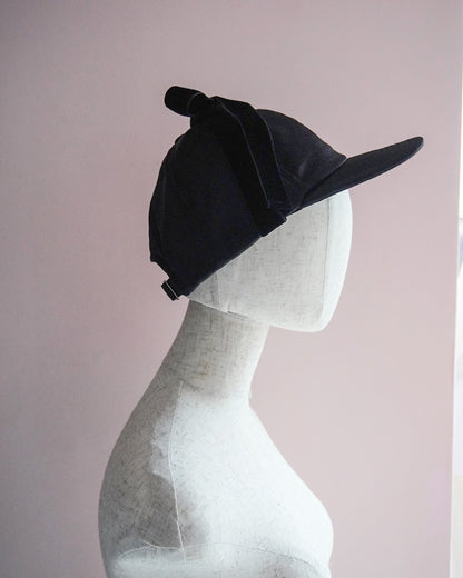 puff ribbon cap