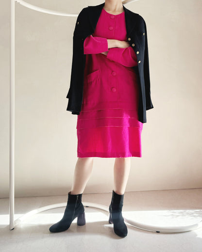 フューシャピンクワンピース