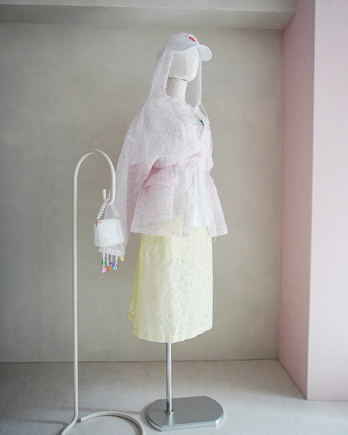 3way chain bag Mini flower clear