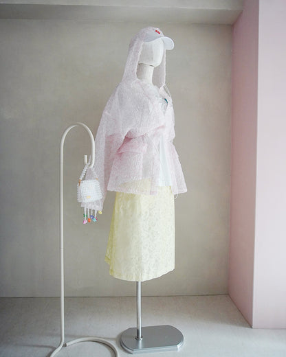 3way chain bag Mini flower clear