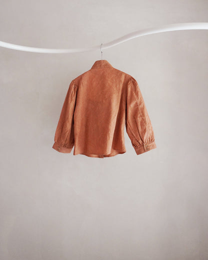 Ash scarf blouse orange