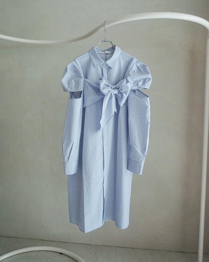 puff sleeve dress shirt