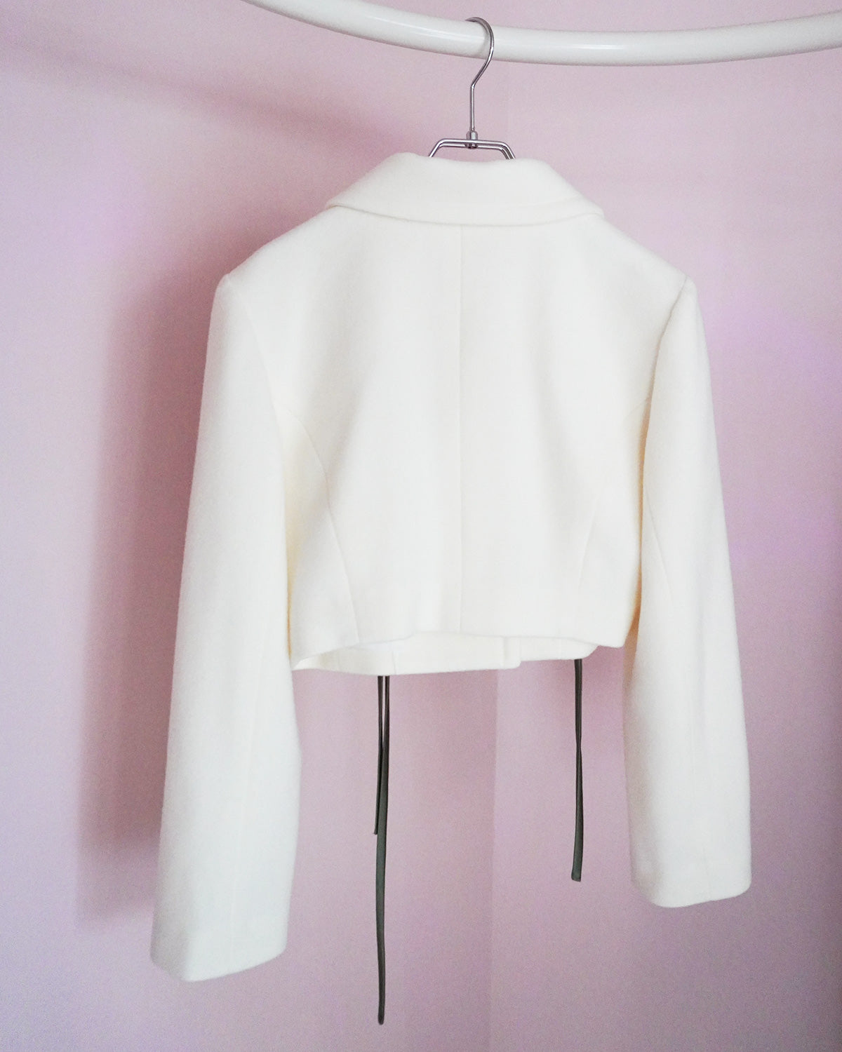 Wool Roses Short Coat