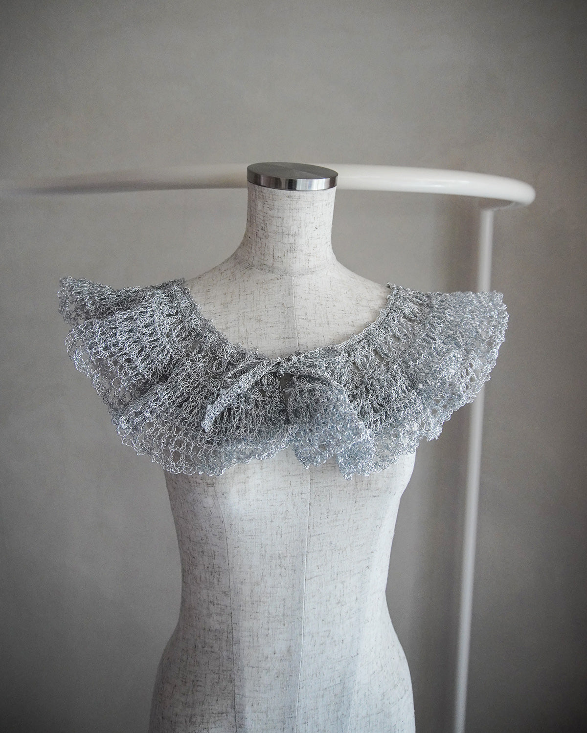 【3月お届け予約商品】lace hand knit collar