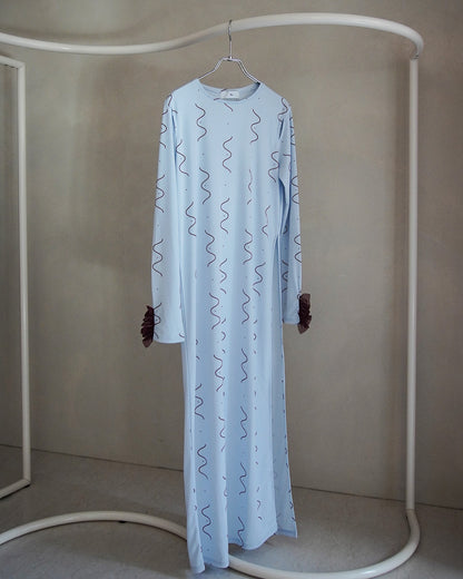 【3月お届け予約商品】flocky print dress