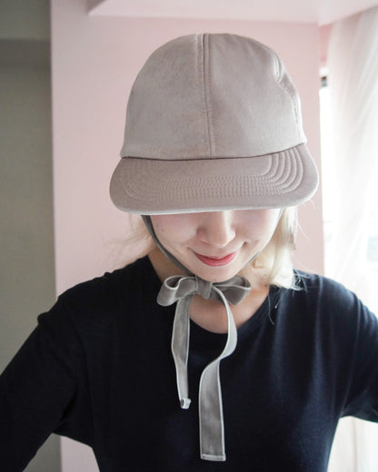 puff ribbon cap