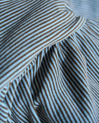 【2月お届け予約商品】narrow border tunic dress