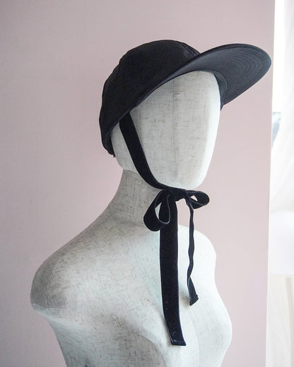 puff ribbon cap