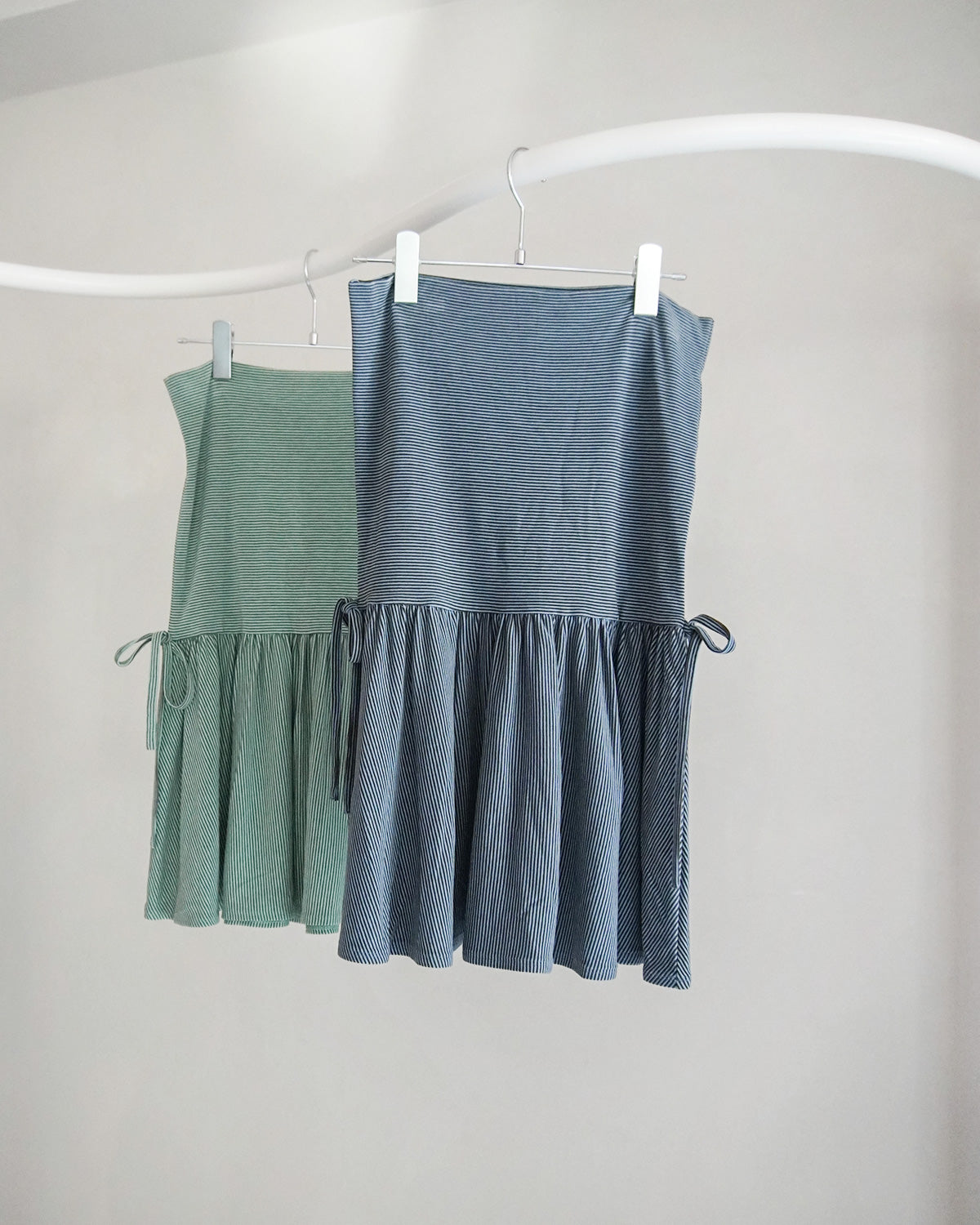 【2月お届け予約商品】narrow border tunic dress