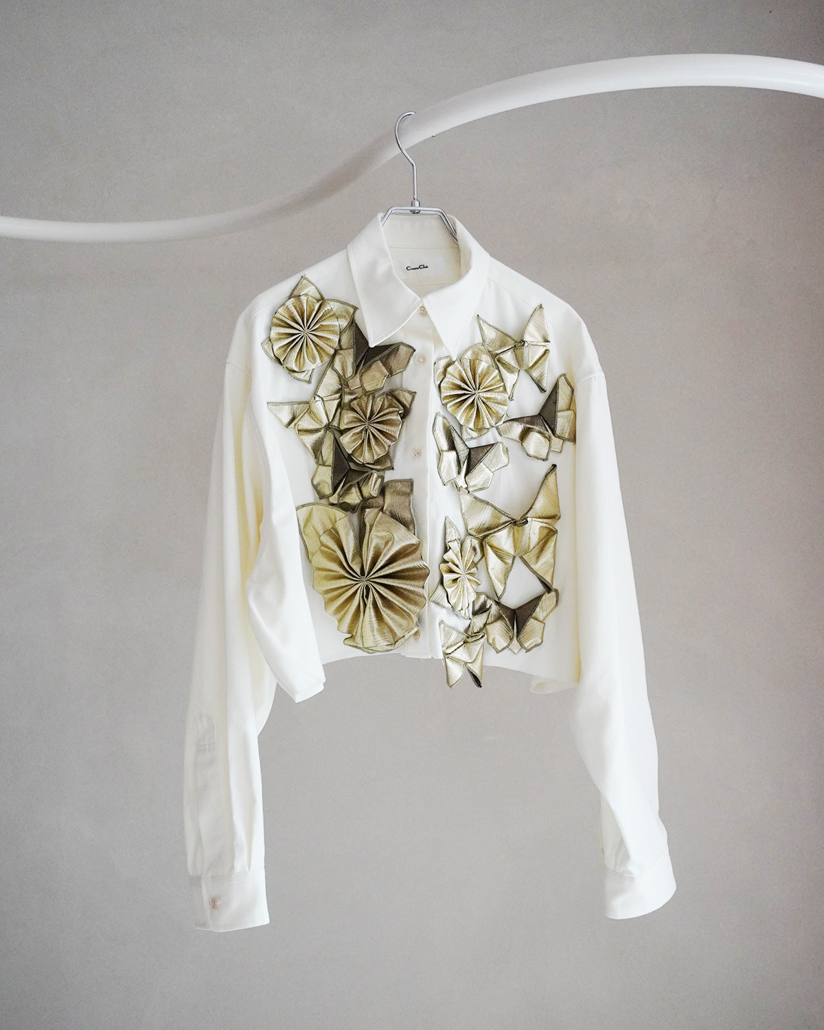 Origami shirt（gold）