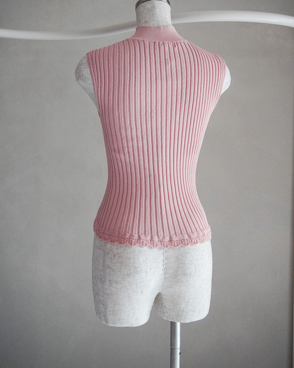 Ribbed polo bolero knit set