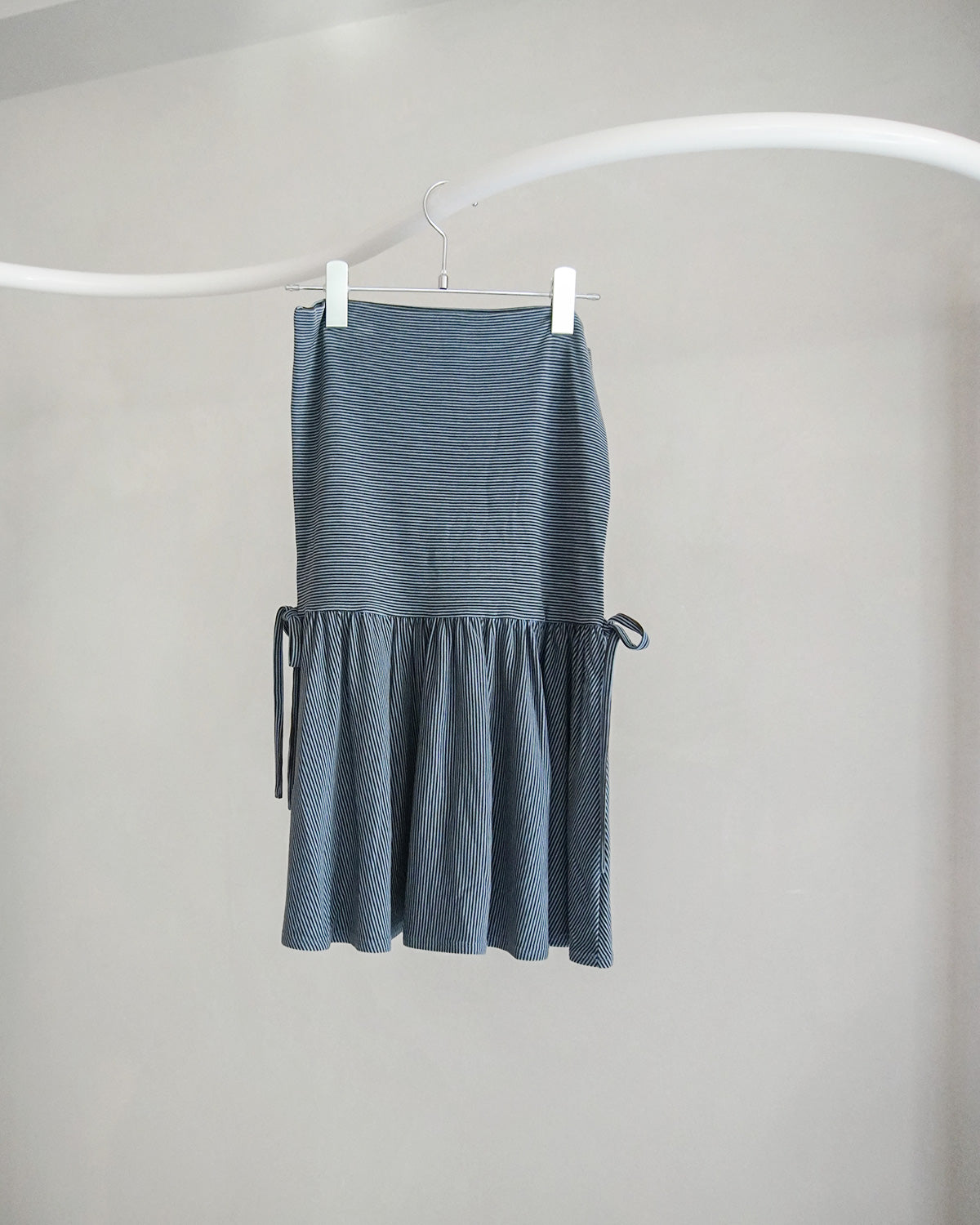 【2月お届け予約商品】narrow border tunic dress